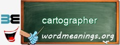 WordMeaning blackboard for cartographer